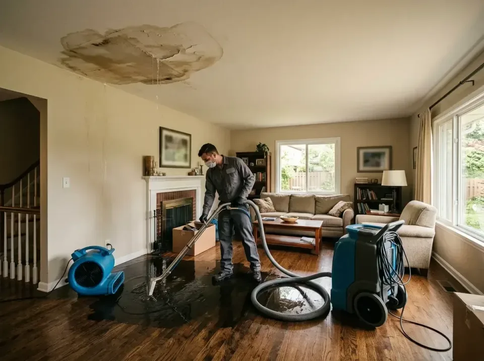 attic-pipe-burst-ceiling-drip-008 — frequently asked questions, Water Damage Restoration & Carpet Care in Crystal Springs, MS